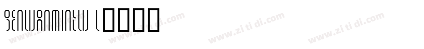 GenWanMinTW L字体转换